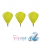 Preview: Cosmo Flight Set (3 Stk) Fit AIR Kite Polyester gelb