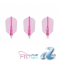 Preview: Cosmo Flight Set (3 Stk) Fit AIR Slim Polyester pastel rosa