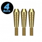 Preview: 4 replaceable Top sets (12 pcs) Aluminium gold