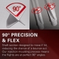 Preview: K-FLEX (3 pcs) Flight & Shaft (No 6) black polished