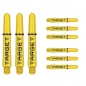 Preview: Shaft set (9 pcs) Nylon Pro Grip TAG yellow & black 2BA