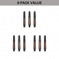 Preview: Shaft set (9 pcs) Nylon Pro Grip TAG orange & black 2BA