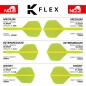 Preview: K-FLEX (3 pcs) Flight & Shaft (No 2) neon yellow