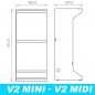 Preview: Base for Changemachine & Tokenvendingmachine V2 Plus - V2 Mini - V2 Midi