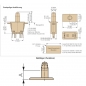 Preview: Service switch (door switch) double-pole contact terminal 6.3 x 0.8 mm F79-00AB AgCDO