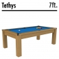 Preview: Billiard Table American Pool Tethys 7 ft. light oak