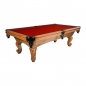 Preview: Pool Billiard table Dragon Carved 8ft oak, playfield 224x112cm