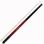 Preview: Pool Cue 2-Piece Stinger Shadow red 13 mm glue on tip, L:146 cm