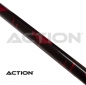 Preview: Pool Cue 2-piece Value red / 13 mm glue on tip / L:148 cm