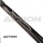 Preview: Pool Cue 2-piece Action Black & White 01 / 13 mm glue on tip / L:148 cm