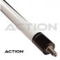 Preview: Pool Cue 2-piece Action Black & White 02 / 13 mm glue on tip / L:148 cm