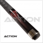 Preview: Pool Cue 2-Piece Smoked Metallic Pro 13 mm glue on tip, L:145 cm