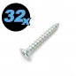 Preview: Screw 25 x 4,5 mm for bearing shell Garlando Table soccer