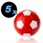 Preview: Ball für Fußballtisch rot/weiß  D 35 mm 24 g