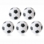 Preview: Ball für Fußballtisch schwarz/weiß  D 35 mm 24 g