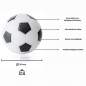 Preview: Ball für Fußballtisch schwarz/weiß  D 35 mm 24 g