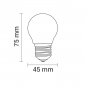 Preview: LED bulb plastic E27 G45 6W 230 Volt