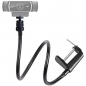 Preview: Webcam mount gooseneck black 1/4" 70 cm