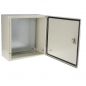 Preview: PRO steel wall housing RAL 7032 IP66 400mm x 400mm x 200mm