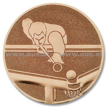 Throphy Emblem Pool Billiards Bronze