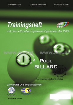 Exercise Book "Pool Billiard Stufe 1", german language