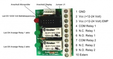 Relaisplatine 12-24Volt