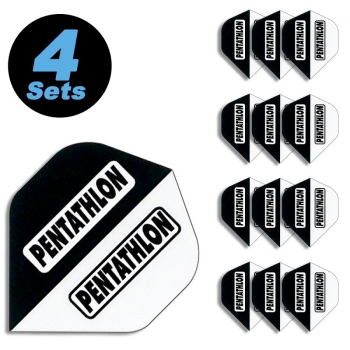 4 Flight Sets (12 Stk) Standard Polyester PenTathlon