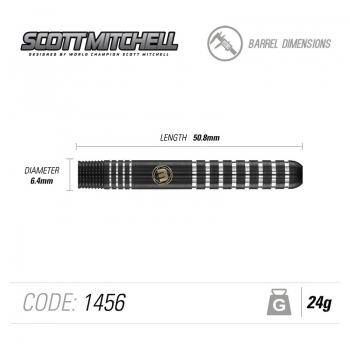 Steel Dartset (3 Stk) Scott Mitchell