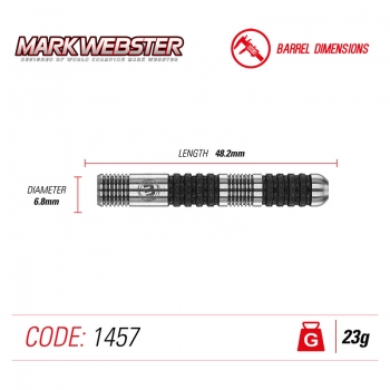 Steel Dartset (3 Stk) Mark Webster