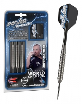 24 g Steel Dartset (3 Stk.) Power Silverlight Phil Taylor