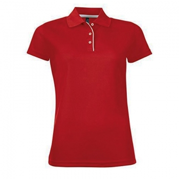 Dartprofi sport dart shirt red for women