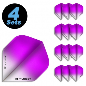 4 Flight Sets (12 pcs) Standard Vision Ultra Fade pink