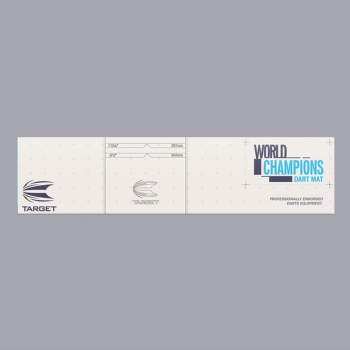 World Champion Dart Mat - Blue Trim