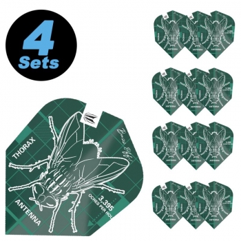 4 Flight (12 pcs) Blueprint green