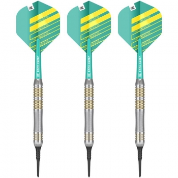 18 g Darts (3 pcs) Rob Cross Silver Brass Softtip