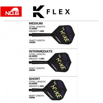 K-FLEX (3 pcs) Flight & Shaft (No 6) Luke Littler