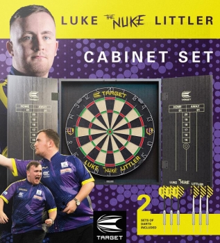 Dart Cabinet & Board Target Luke Littler "The Nuke" 2024