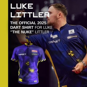 Dart T-Shirt Coolplay kragenlos Luke Littler 2025