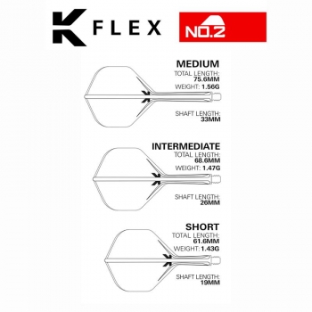 K-FLEX (3 Stk) Flight & Schaft (No 2) Rob Cross