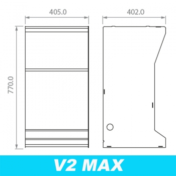 Base for Max V2 Changemachine & Tokenvendingmachine