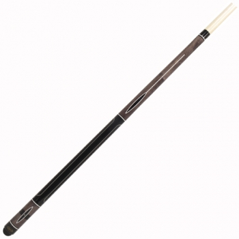 Carom Cue 2-Piece Set Laperti gray 12 mm glue on tip with case, L:140 cm