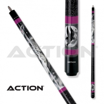 Pool Cue 2-piece Action Adventure / 13 mm glue on tip / L:148 cm