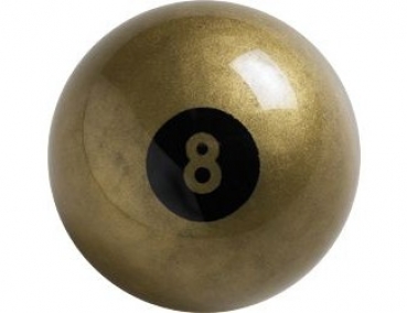 Pool Ball No. 8 " The Golden 8" Aramith 2 1/4" 57.2 mm