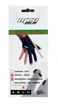 Billiard Gloves Professional Gr. L for right hand