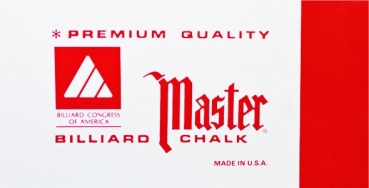 Billiard Chalk Master green 12 pcs.