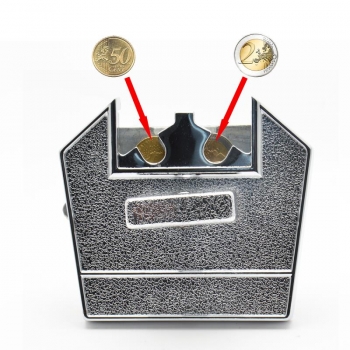Mechanical coin selector with rotating mechanism for vending machines