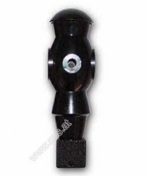 Spielerfigur schwarz, Spielerstangen Durchmesser 16 mm, 11 Stück