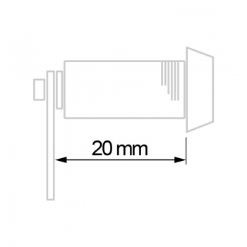 Programmierbares Schloss, 20 mm