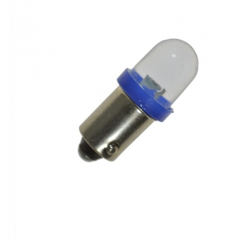 Pinball LED BA9S 6,3 Volt AC Clear round Top 40° Angles