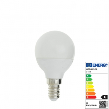LED bulb plastic E14 6W 230 Volt